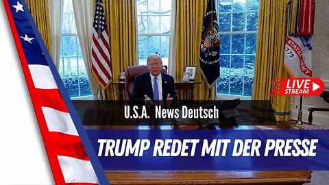 Live: Präsident Trump redet mit der Presse über die neusten Nachrichten.
