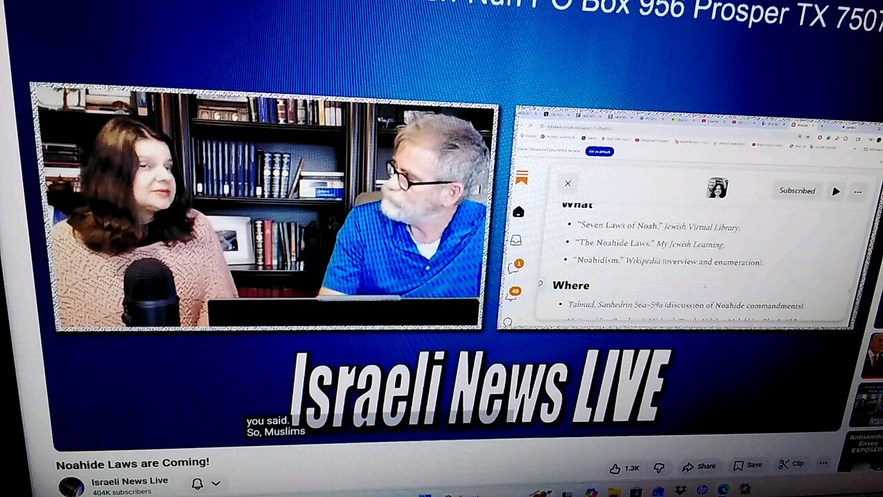 Noahide Laws. "Live" Australia.