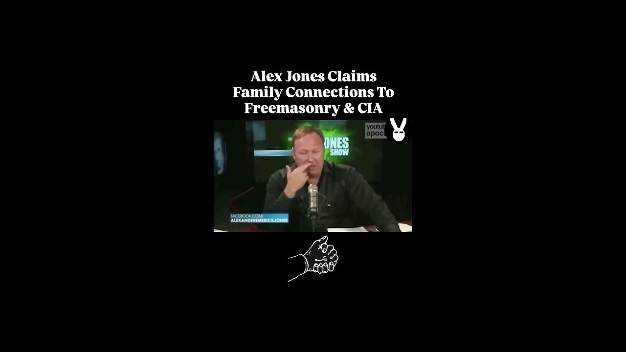Alex Jones Claims Family Connections To Freemasonry & CIA