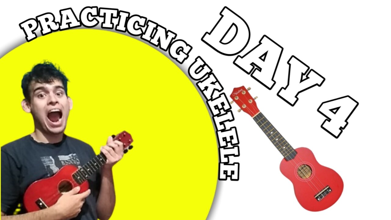 "Day 4 practicing ukulele - Chachacha Josean Log"