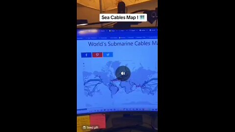 Communications are done through the cables ❗️❗️❗️Sea cables map