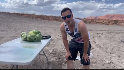 Desert Eagle 50 cal Vs Watermelons