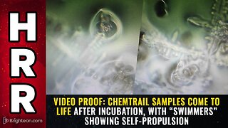 Chemtrail samples COME TO LIFE after incubation, with “swimmers” showing self-propulsion