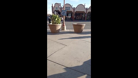 Border Crossing in Calexico waiting for bus into LAX