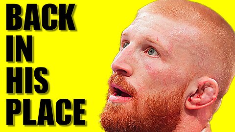 UFC HUMBLE PIE: BO NICKAL DEMOTED TO THE PRELIMS!