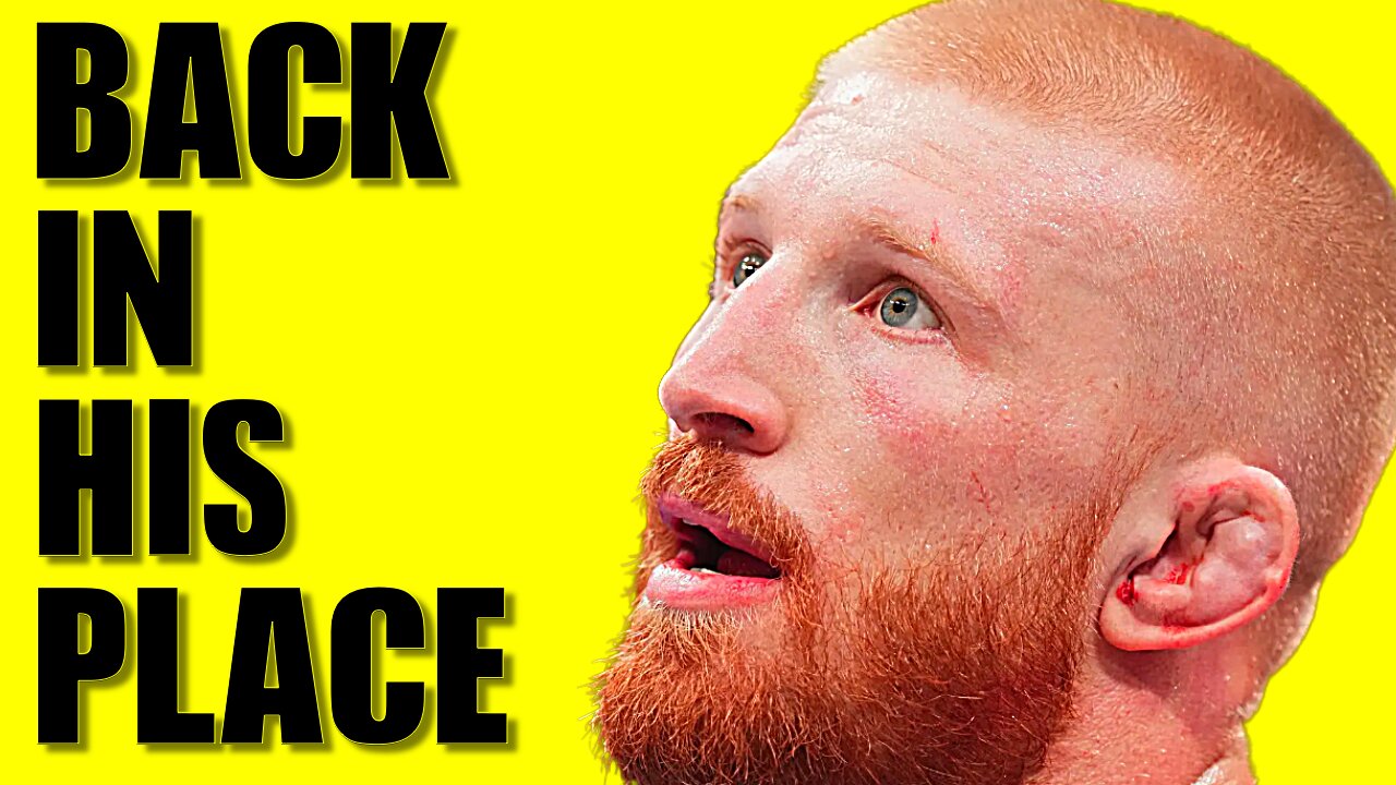 UFC HUMBLE PIE: BO NICKAL DEMOTED TO THE PRELIMS!