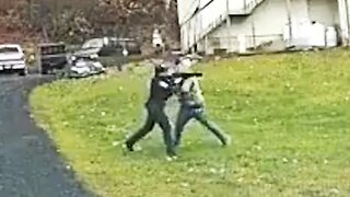 Suspect Throws First Punch Before Engaging Officer in Fight