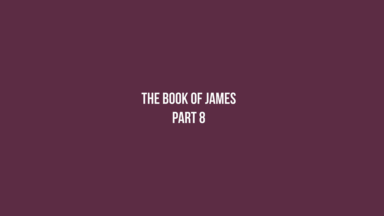 The Book of James: What is the Message of the Book?
