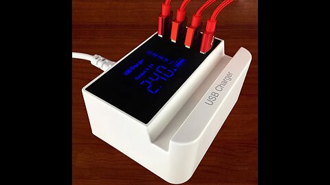 Smart 4-Port USB Charge Station & Phone Holder