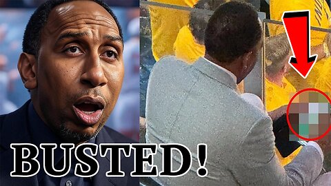 ESPN's Stephen A Smith PANICS! LIES after getting BUSTED in EMBARRASSING ACT during NBA Finals!