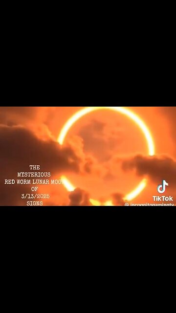 Truthseeker - 🤔Red Worm Lunar Moon California👇RING OF FIRE