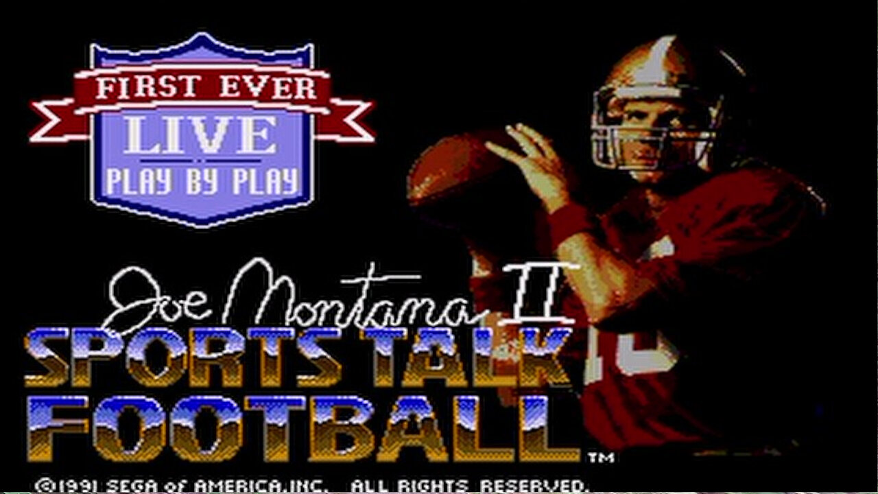 Gens rom Joe Montana Sports Talk Football 92