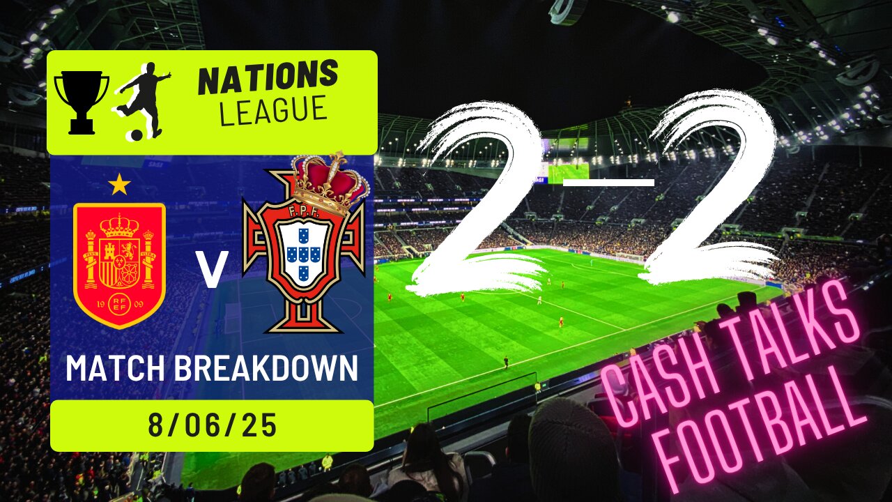 UEFA Nations League Final Highlights: Ronaldo vs Lamine Yamal – Portugal vs Spain Tactical Analysis
