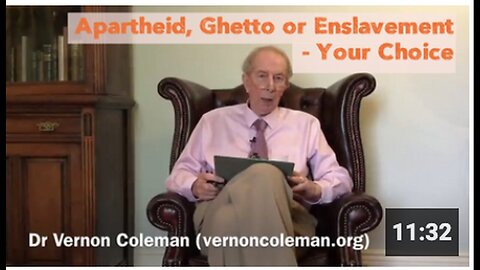 "Choose Your Fate: Apartheid, Ghetto, or Enslavement?"