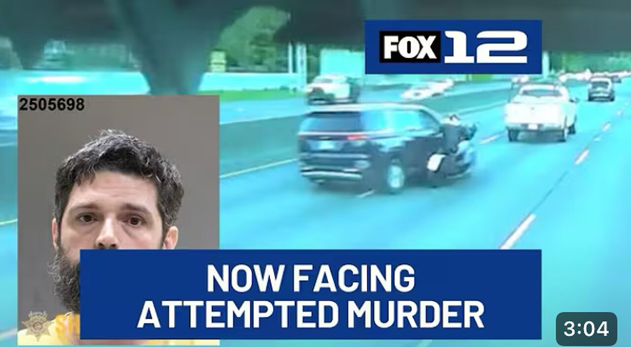 Man accused of hitting motorcyclist in road rage crash indicted for attempted murder