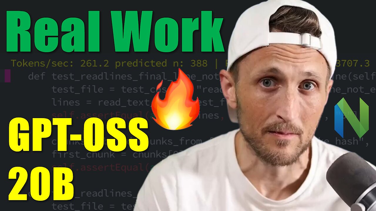 No Edits. No Glamour. Just GPT-OSS 20B Crushing It.