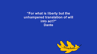 For what is liberty …