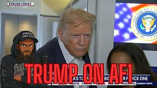 TRUMP TAKE QUESTIONS ON AF1 PLUS MORE!