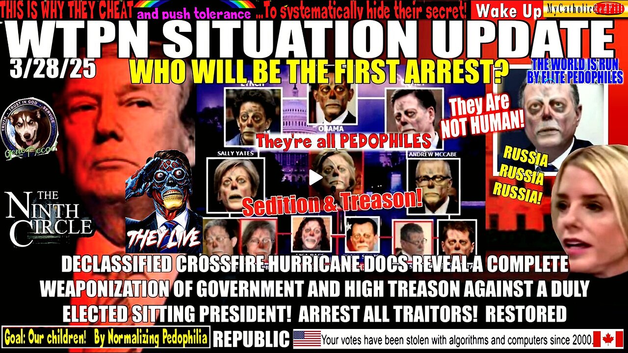 WTPN SIT/UP: DECLASS OF CROSSFIRE HURR., ARRESTS,GENE DECODE & MORE.