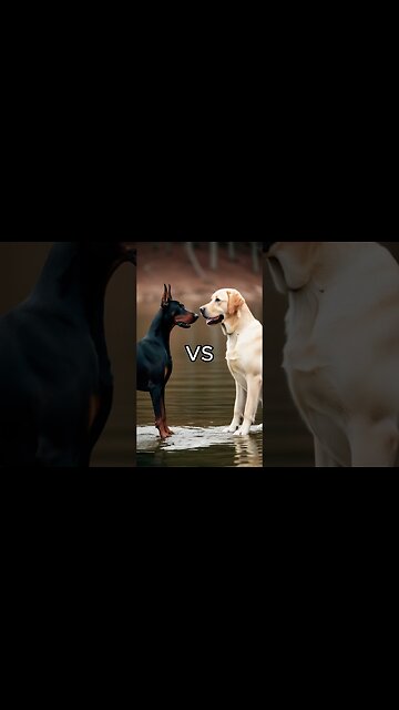 Rottweiler_Puppy_vs_Pitbull_puppy_German_Shepherd,_Husky,_Doberman.