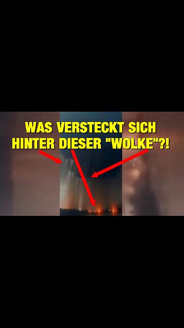 Dies ist keine natürliche Wolke sondern ein unbekanntes transdimensionales Phänomen