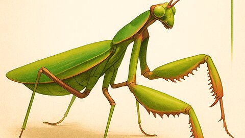 🦗 Praying Mantis 3D Model – Realistic Insect in GLB Format