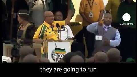 New South Africa MK Political Party Leader Jacob Zuma Singing To Kill The White Farmer