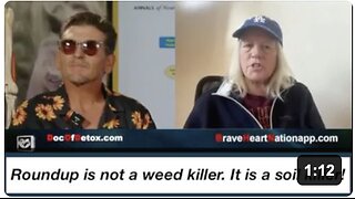 Roundup is not a weed killer it is a soil killer!