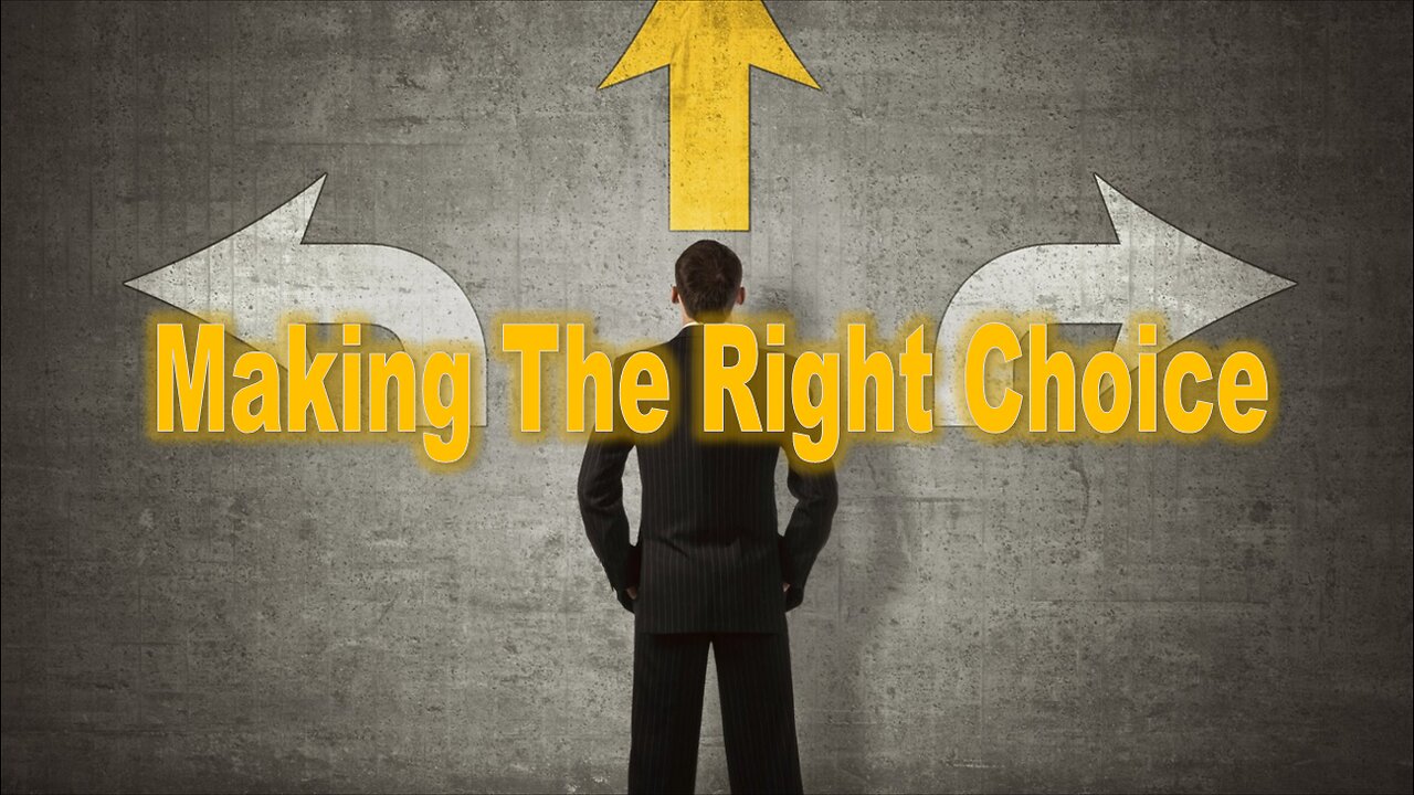 Making The Right Choice - John 3:16 C.M. Sunday LIVE Stream 6/1/2025