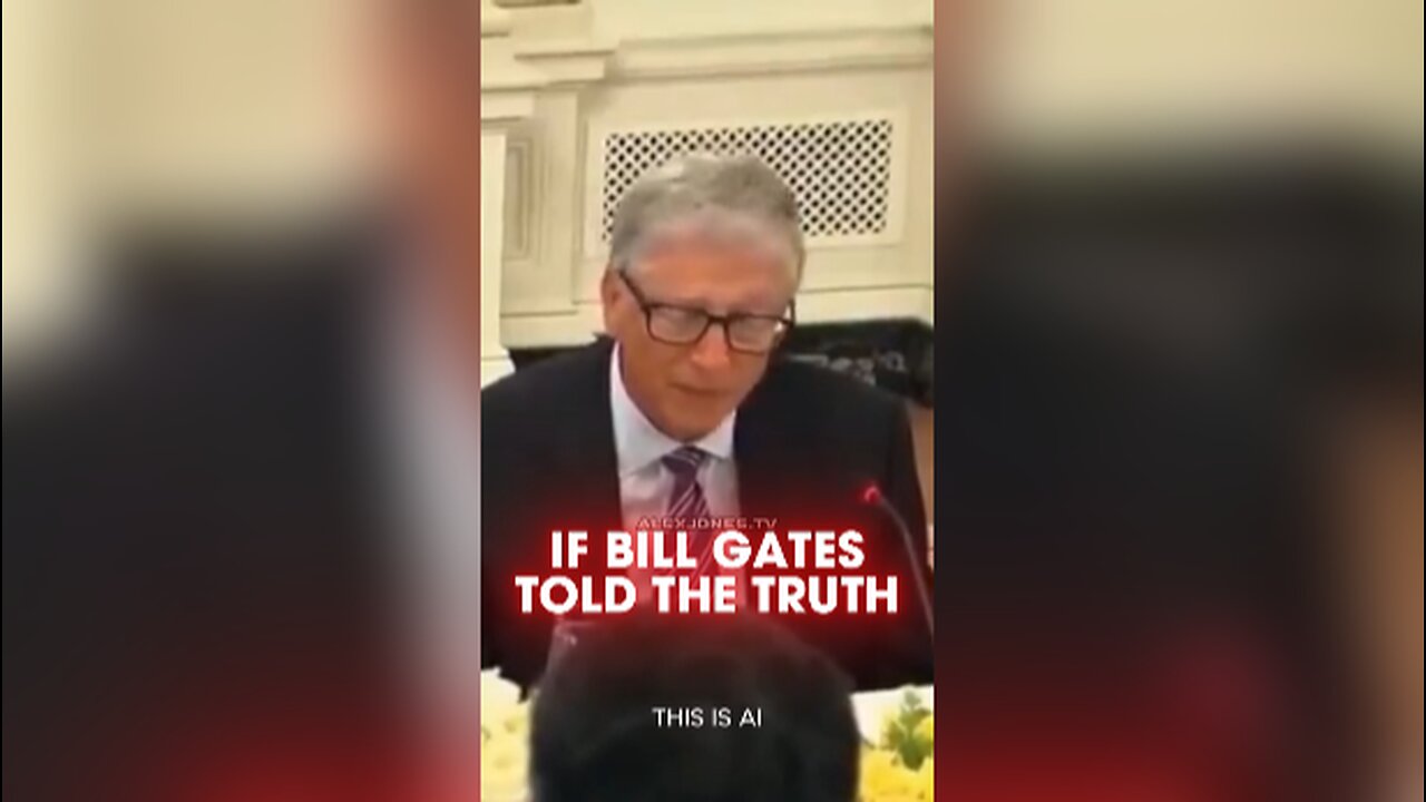 Alex Jones: This is What Bill Gates Would Say If He Was Given Truth Serum - 9/5/25