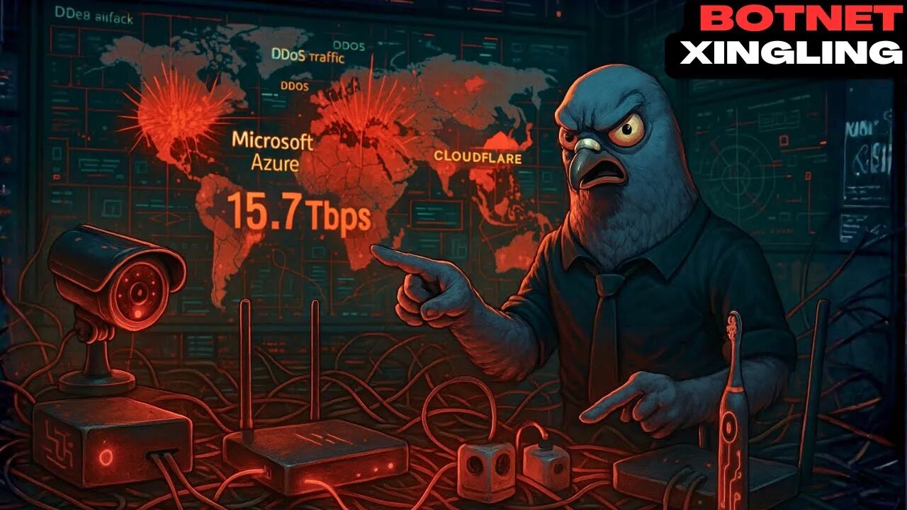 📰Botnet xingling, DDoS recorde e sua casa ajudando a derrubar a internet