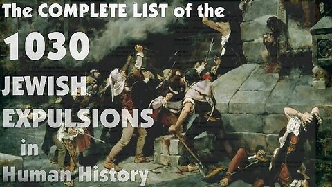 "Comprehensive Guide to the History of 1030 Jewish Expulsions Worldwide"