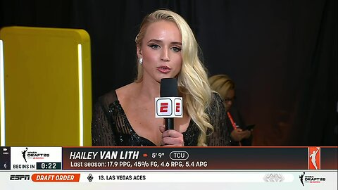 Hailey Van Lith interview before 2025 WNBA Draft | women's basketball
