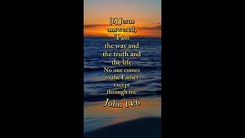 John 14:6 (NIV)