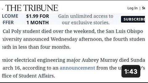 Six Cal Poly students died this year? The new normal!