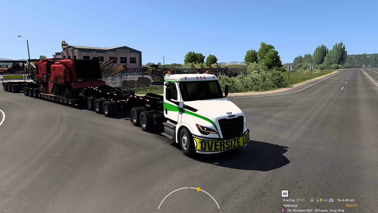 ATS, Freightliner Cascadia, Riverton - Cheyenne
