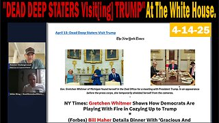 Situation Update w/ Mike King 4-14-25 - "Dead Deep Staters Visit[ing] Trump" at the White House - The Shocking Fall of Israel" & more..