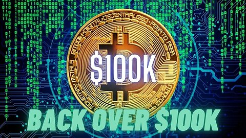 BITCOIN ABOVE 100k AGAIN, TRUMP PUMPS CRYPTO