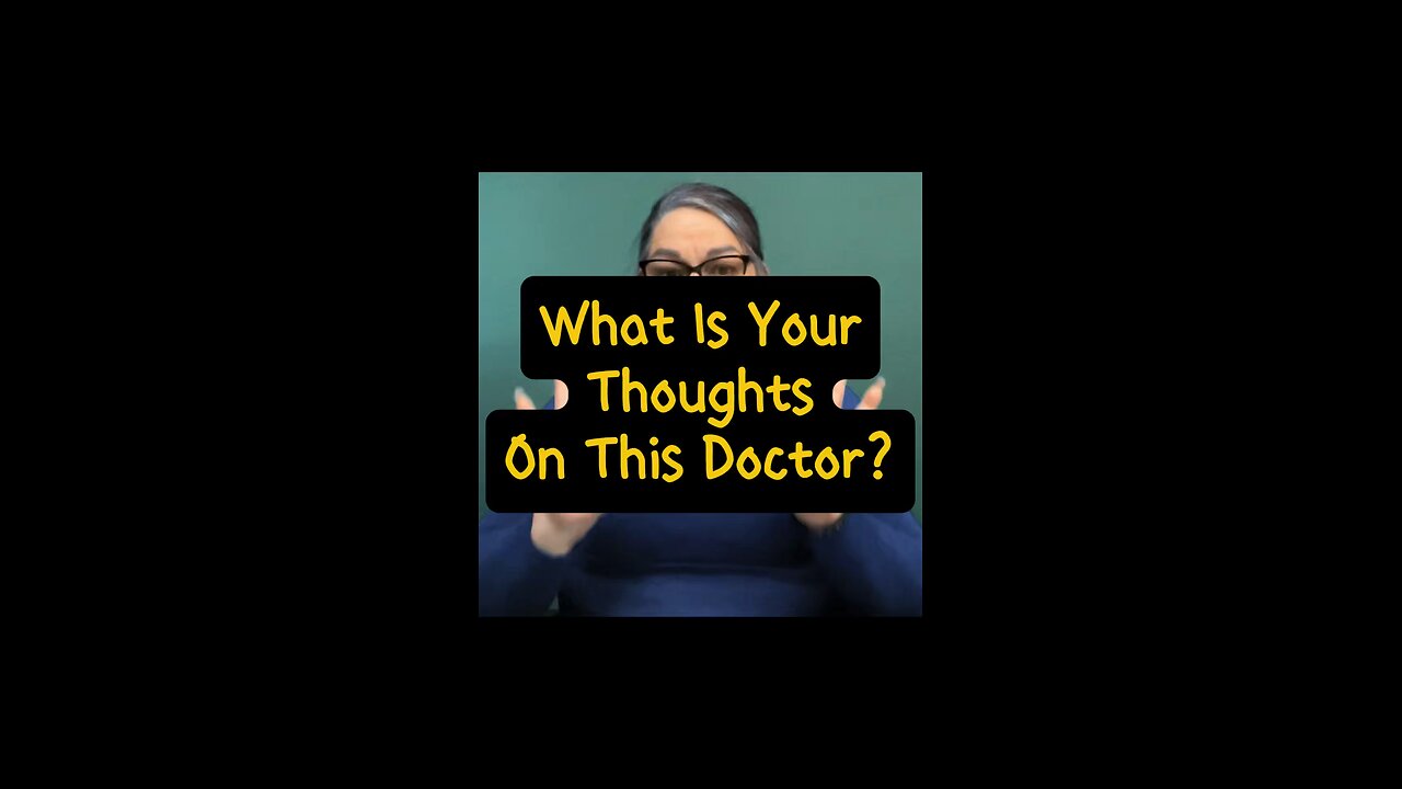 Thoughts On This Doctor? 🤔