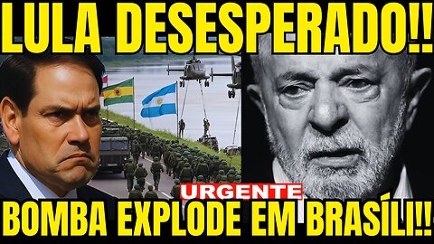 urgente!! INTERVENÇÃO MILITAR PODE ACONTECER A QUALQUER MOMENTO!! EUA SOLTA BOMBA AGORA!