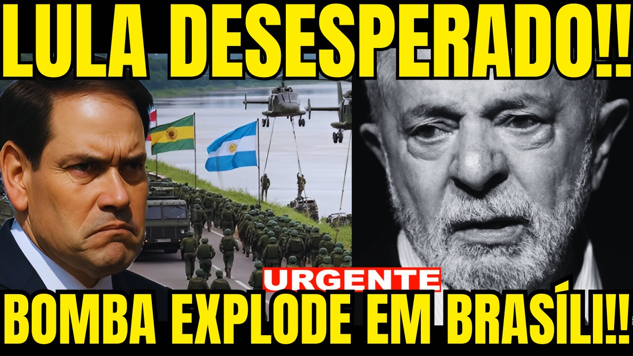 urgente!! INTERVENÇÃO MILITAR PODE ACONTECER A QUALQUER MOMENTO!! EUA SOLTA BOMBA AGORA!