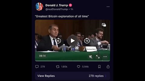 THE PRESIDENT OF THE UNITED STATES JUST POSTED A 3 MINUTE EXPLANATION OF #BITCOIN ON SOCIAL MEDIA