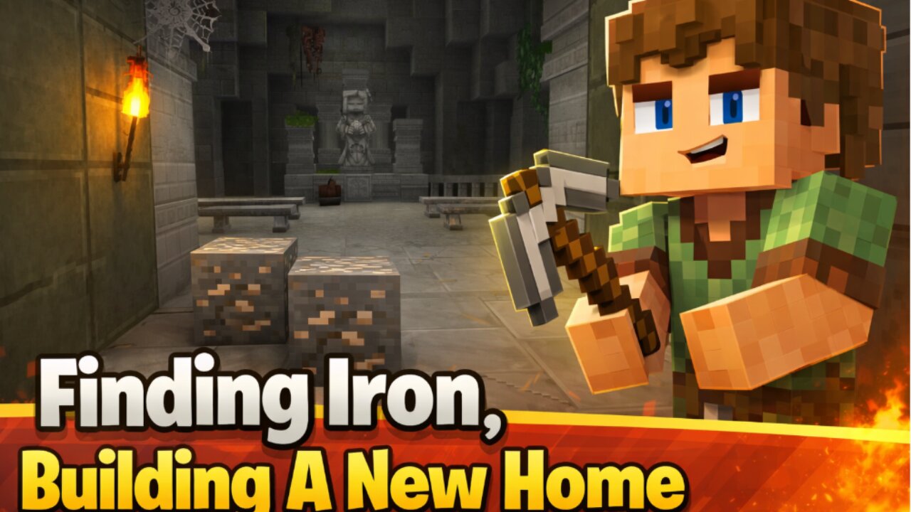 Finding Iron, Building A New Home - Hytale