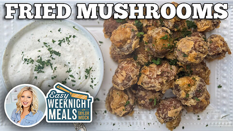Fried Mushrooms on a Blackstone Griddle