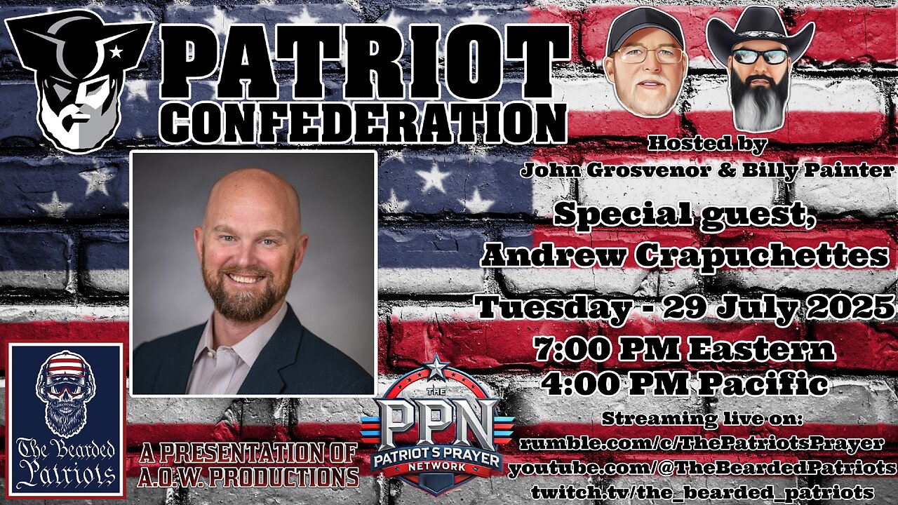 Patriot Confederation - Andrew Crapuchettes Interview (July 29, 2025)