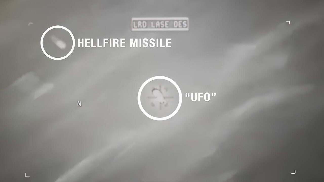 UFO Hit by US Drone Missile and Continues Flying