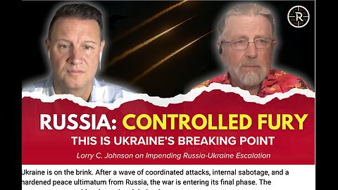 Ukraine’s Breaking Point: CIA Veteran Says It’s Almost Over