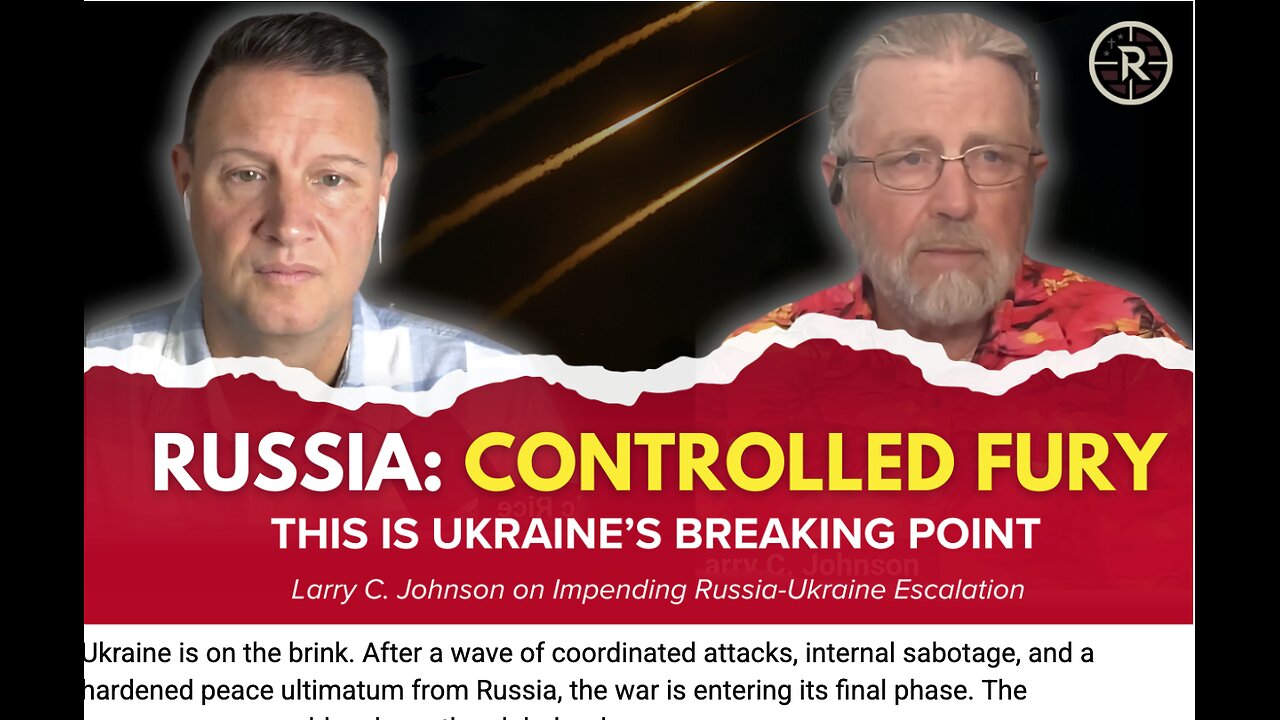 Ukraine’s Breaking Point: CIA Veteran Says It’s Almost Over