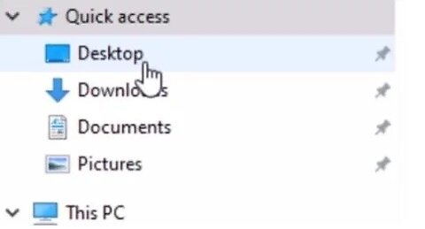 Unpin quick folders in Windows Explorer pin / unpin