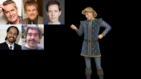 Animated Voice Comparison- Prince Charming (Shrek)